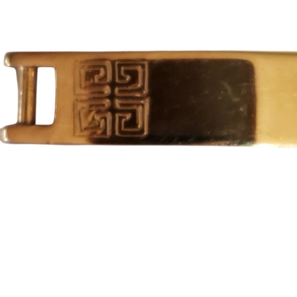 GIVENCHY- Gold-plated ID Bracelet. Chain Band. - Picture 2 of 6